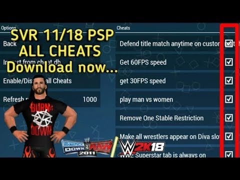 Wwe 2k18 Cheats For Ppsspp